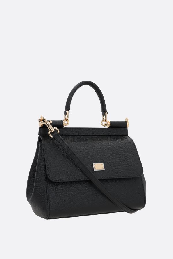 Medium Sicily Dauphine Leather Bag