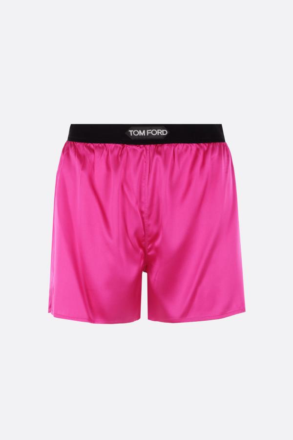 TOM FORD stretch satin short pants - Pink - SH0021FAX881DP750 |  