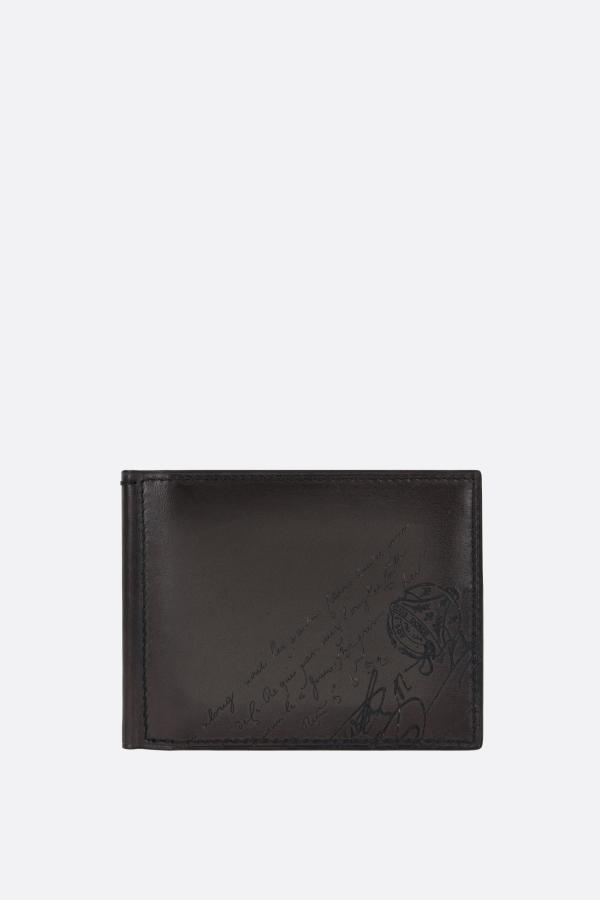 【正規取扱店】 Berluti Scritto Leather Compact Wallet kids-nurie.com