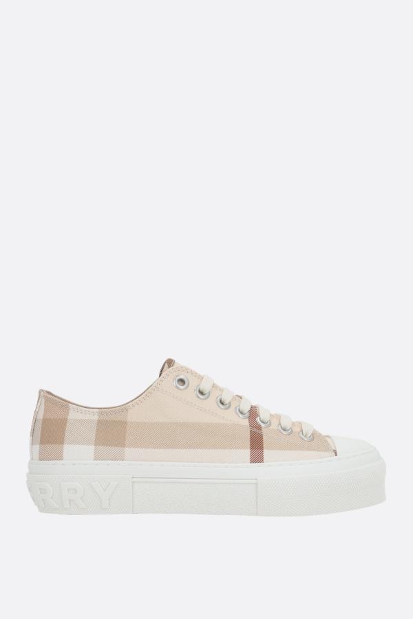 BURBERRY Jack canvas sneakers - Neutral - 8065647145425A7405 |  