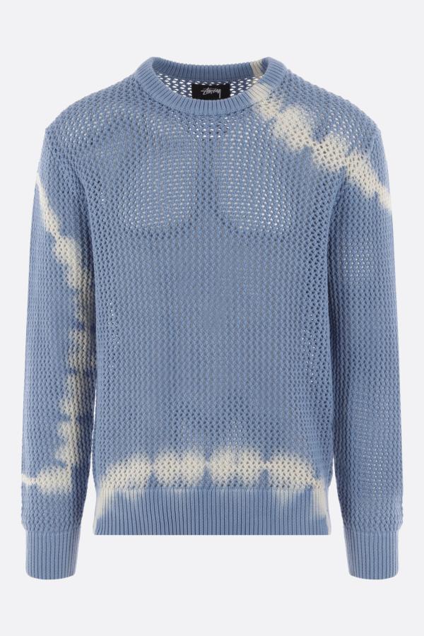 Maglione blu Louis Vuitton 100% Top da uomo in maglia di lana con
