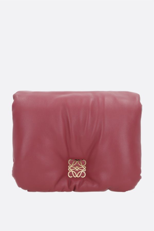 LOEWE Goya Puffer padded nappa shoulder bag - Pink - AP40P41X012823