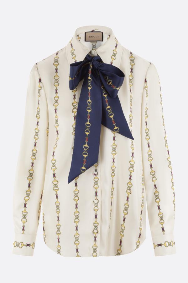 Gucci GG-print Silk Shirt