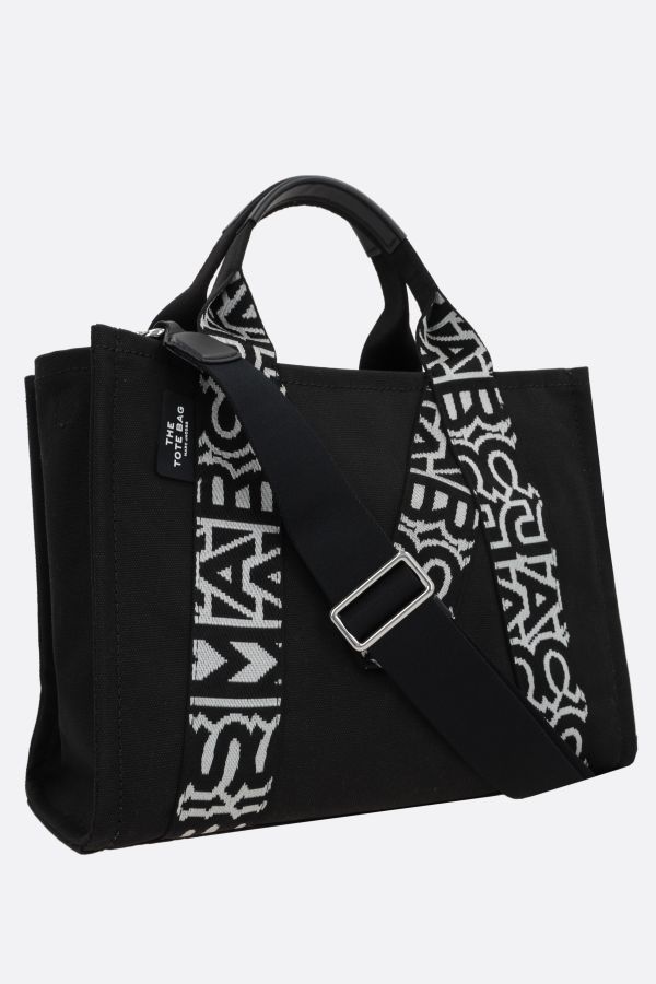 MARC JACOBS The M Medium Tote canvas bag - Black - 2P3HTT007H02005