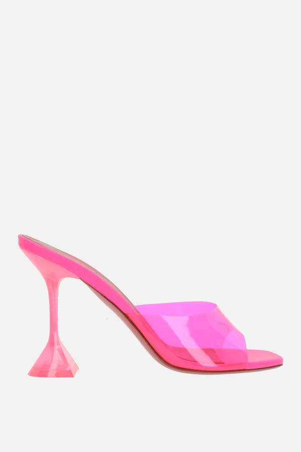 AMINA MUADDI Lupita PVC mule sandals - Pink ...