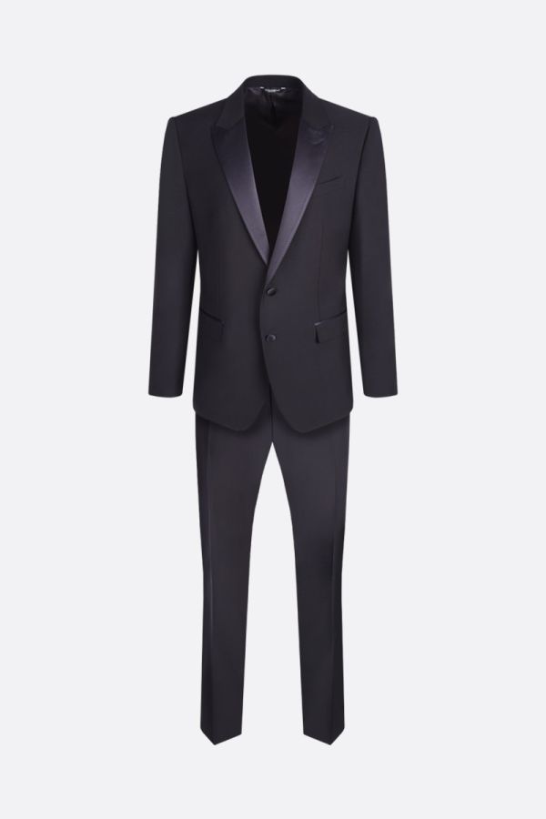 Dolce & Gabbana Pinstripe Three Button Mens Suit Size 52 Basic 100% Virgin  Wool | eBay