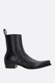BOTTEGA VENETA Ripley smooth leather ankle boots - Black