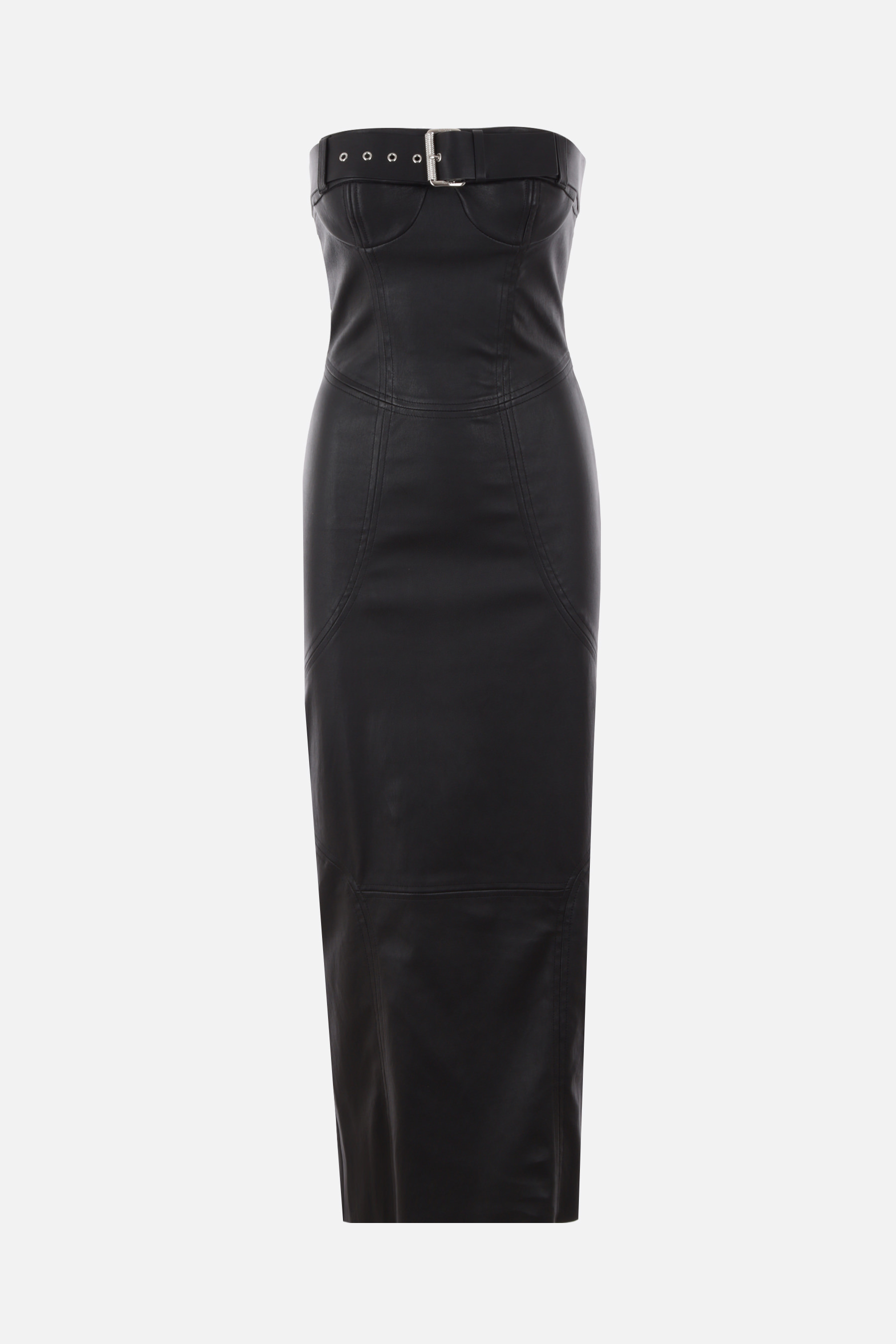 DROME nappa bustier dress - Black - DPDA712D074800 | Tizianafausti.com